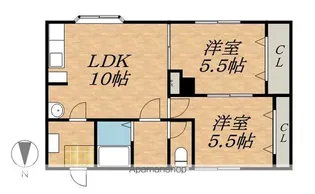 近藤ハイツ【1階】の間取り