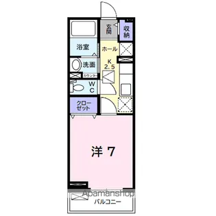 ディアコート【1階】の間取り