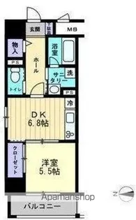 アルファレガロ中央町【7階】の間取り