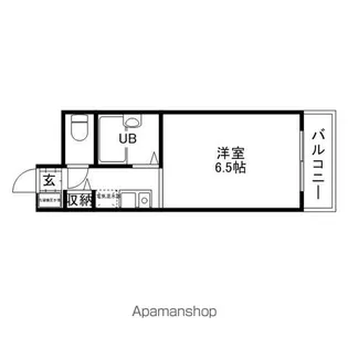 キューブコート瀬田【4階】の間取り