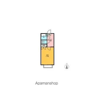 ベルトピア福島9【203号室】の間取り
