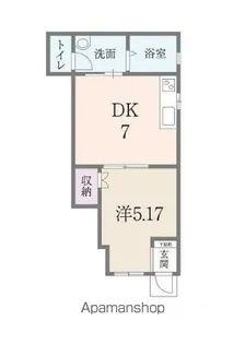 網干余子浜第2アートハイツ【1階】の間取り