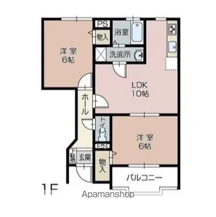 エイムカンフォート【1階】の間取り