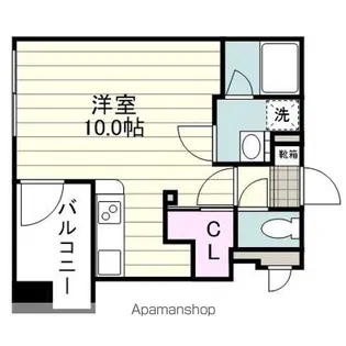 D DESIGN上之園【703号室】の間取り