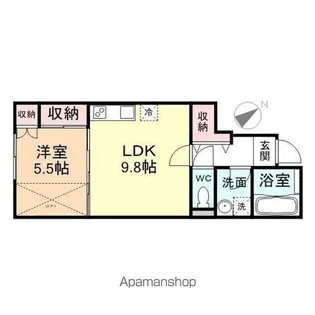 メゾン・パルフェ A棟・B棟【1階】の間取り