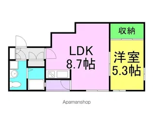 MY甲東園【301号室】の間取り