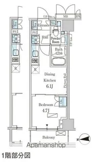 東京都新宿区西落合2丁目【マンション】の間取り