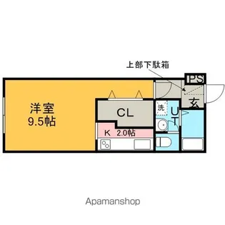 サザンハイム北大【4階】の間取り