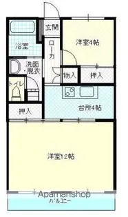 ロイヤルハイツ【2階】の間取り