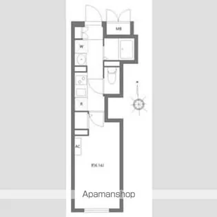 エルファーロ三軒茶屋Ⅱ【1階】の間取り