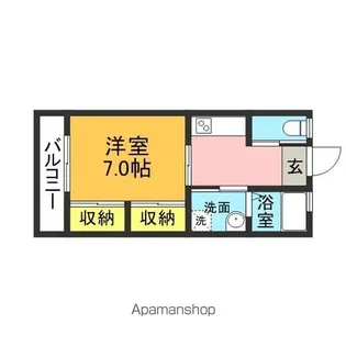 OASIS庄内【1階】の間取り