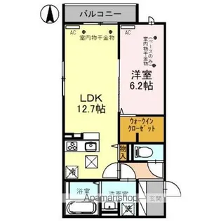 D-residence藤江Ⅱ【1階】の間取り