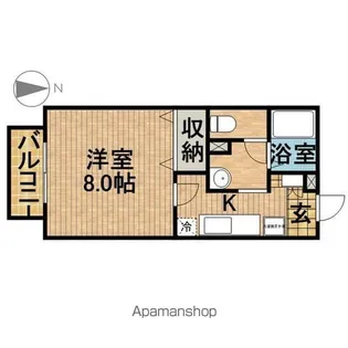 メゾン・ド・ブランA【2階】の間取り
