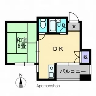 メゾン塩屋【3階】の間取り