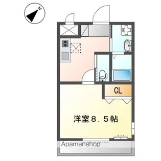 フルール宝殿【2階】の間取り