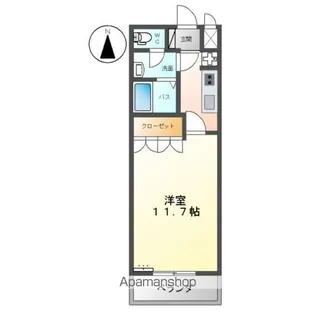 ヌーベルマリー【207号室】の間取り