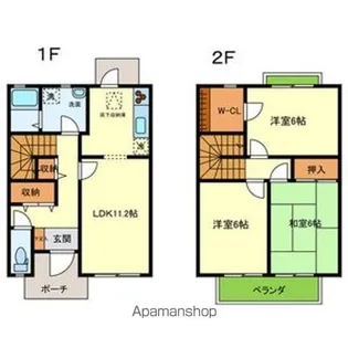 クレスト田原台【1階】の間取り