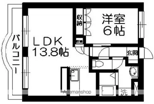 ディアベルジュⅡ【1階】の間取り