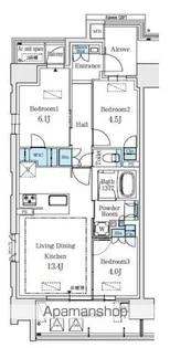 GRANPASEO丸の内【9階】の間取り