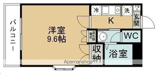 エルスタンザ仙台八木山【301号室】の間取り