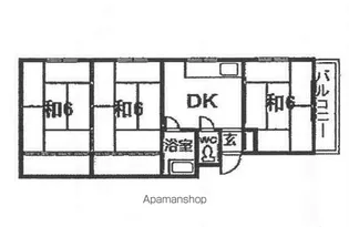 マンション稔【2階】の間取り