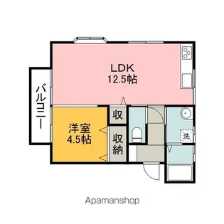 Nコーポ【1階】の間取り
