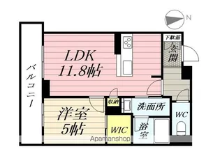 シンシア【1階】の間取り