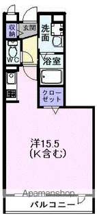 アンソレイエ Ⅰ【205号室】の間取り