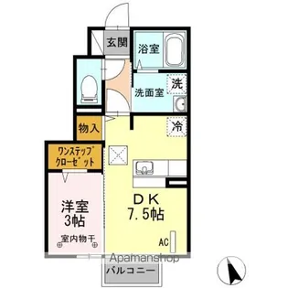 郡山ガーデン マーブルガーデン【1階】の間取り
