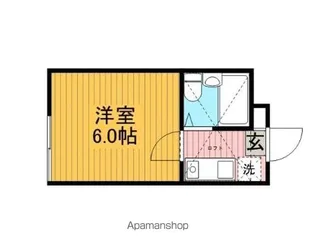 サンパレス橋本【103号室】の間取り