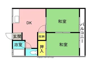 エコート藤原A棟【101号室】の間取り