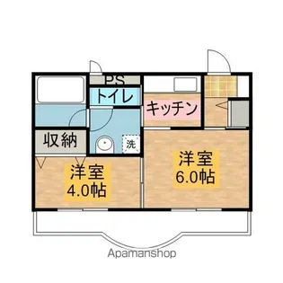 マンションリラ【302号室】の間取り