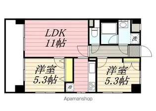 ロマネスク平和第2【1階】の間取り