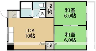 キャッスル305【2階】の間取り