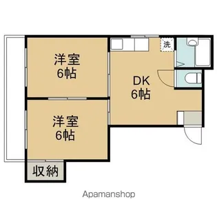 セゾン桜井【2階】の間取り