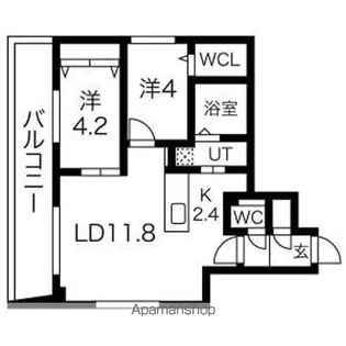 TRUTH HOME129【3階】の間取り
