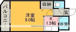 ハイコート文京台イースト【916号室】の間取り