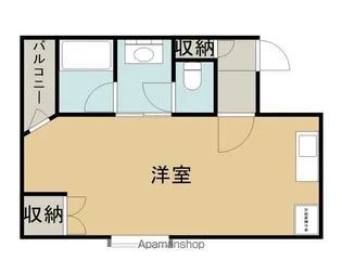 グランディオーゼナガノ【10階】の間取り