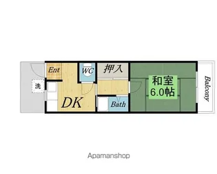 尼崎神吉文化【1F7号号室】の間取り