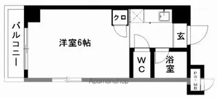 キャッスルマンション【4階】の間取り