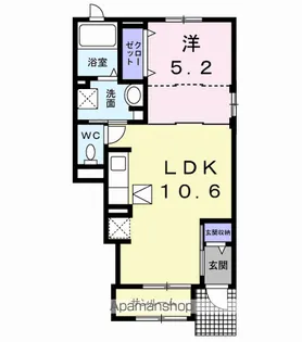 エターナル【1階】の間取り