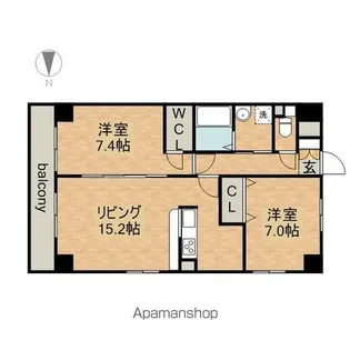 LIVEFLAT上前津(旧GRANDUKE上前津)【11階】の間取り