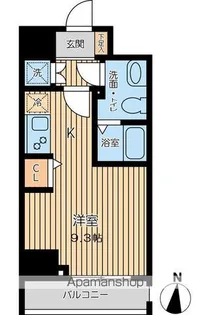 CITY SPIRE 三ノ輪Ⅱ【6階】の間取り