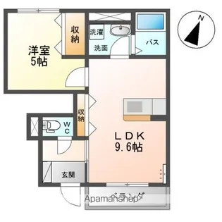コンフィード【1階】の間取り