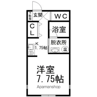 アランチーニ【103号室】の間取り