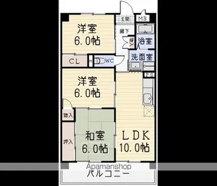 6清邦ビル【1階】の間取り