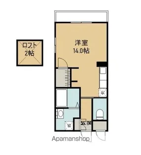 アンパサージュ【7階】の間取り