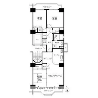 シーアイマンション第二本郷【4階】の間取り