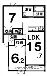ETOILE MATIN(エトワールマタン)【3階】の間取り