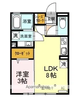 エタルナ江木【2階】の間取り